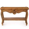 Alice Mini Table Handcrafted Wooden Wall Shelf