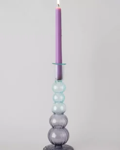 Amari Borosilicate Candle Holders - Set Of 2