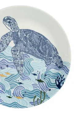 Animal Illustrative Series Wall Plate - Turtle