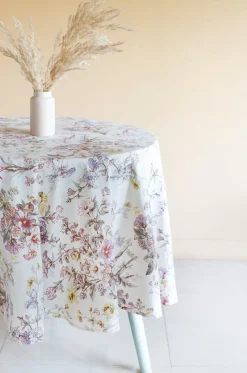 April Cornell Graceful Garden Antique 70" Round Cloth - 6 Seater