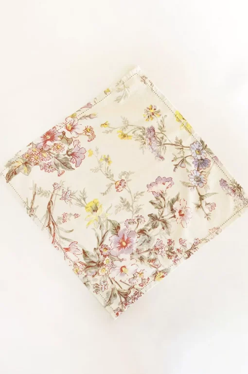April Cornell Graceful Garden Antique Napkin Set Of 6