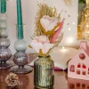 Aurora - Dried Flowers Bouqet In Glass Vase