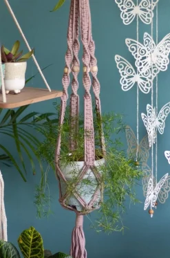 Bell Flowers Macrame Planter Holder