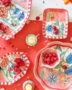 Bella's Blue Bells - Chip And Dip Platter With Bowl