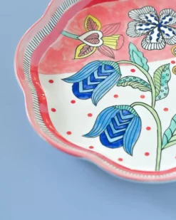 Bella's Blue Bells - Chip And Dip Platter With Bowl