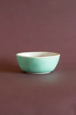 Bisque Ceramic Organic Shape Bowl - Small