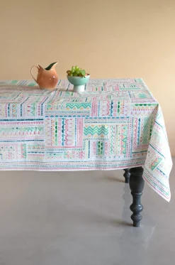 Boheme Cotton Table Cover - 6 Seater