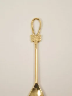 Bow Me Up Dessert Spoon Gold- Set Of 6