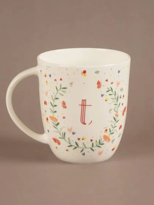 Butterfly Monogram Mug- A To Z