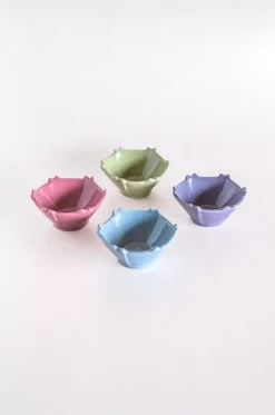 Clover Leaf Dip Bowl - Set Of 4