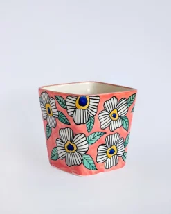 Crazy Florals Planter