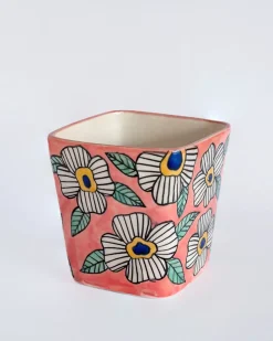 Crazy Florals Planter