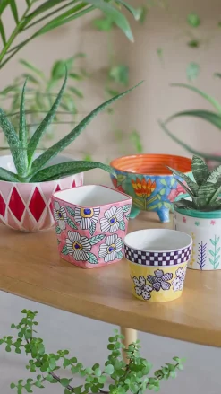 Crazy Florals Planter