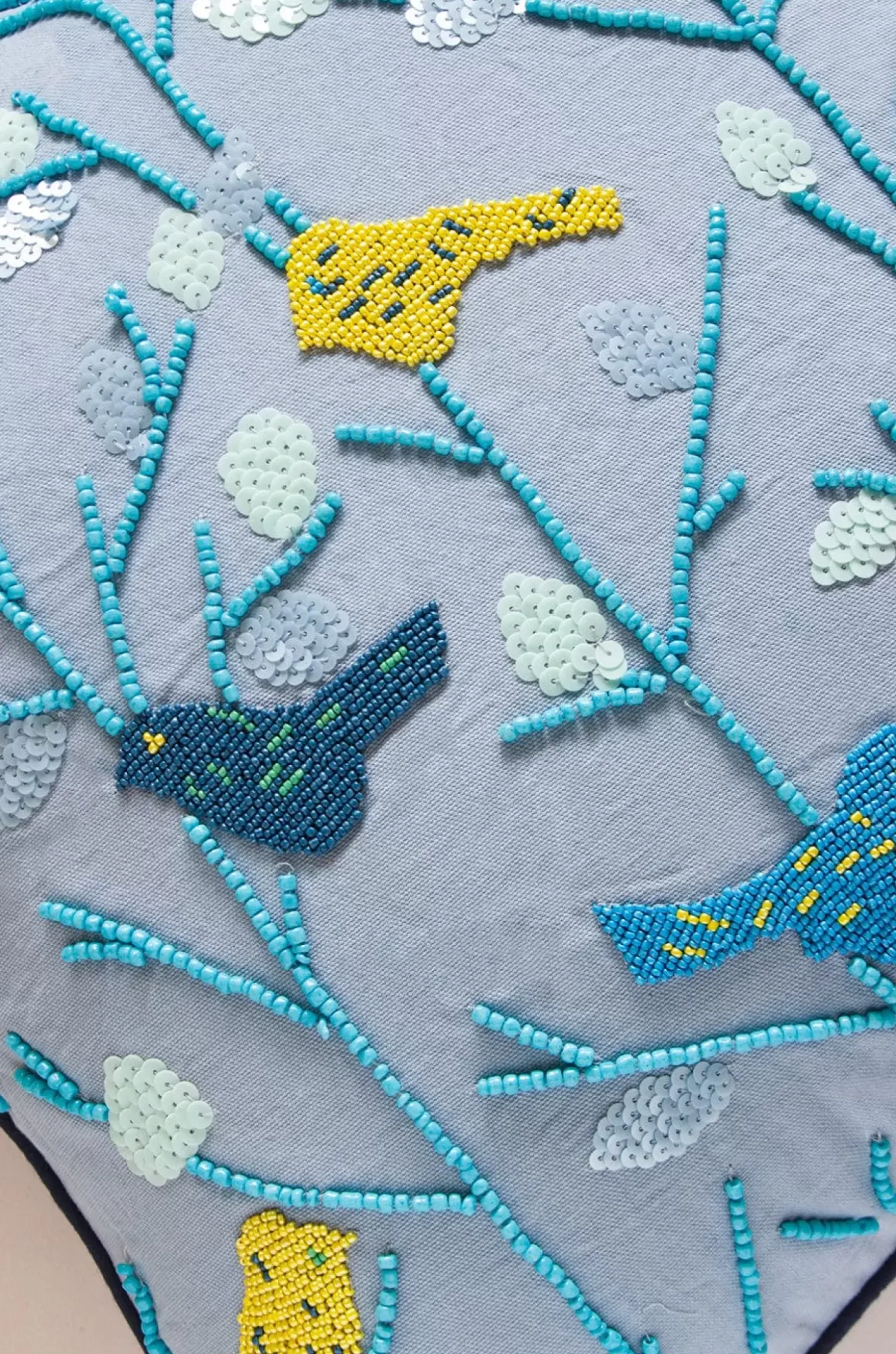 Elad Embroidered Cushion Cover