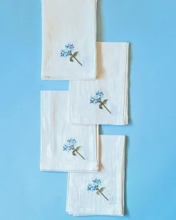 Escape In Blue Table Linen Collection - Set Of 9