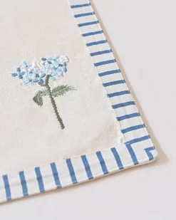 Escape In Blue Table Linen Collection - Set Of 9
