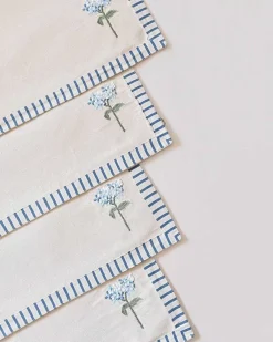 Escape In Blue Table Linen Collection - Set Of 9