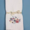Floral Waffle Hand Towel
