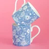 Florentina Fine China Tea Mugs- Set Of 2