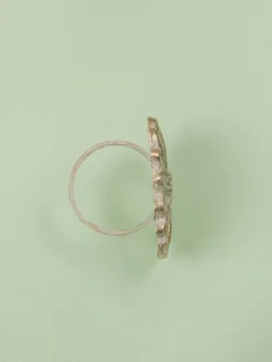 Flower Bloom Napkin Ring - Set Of 6