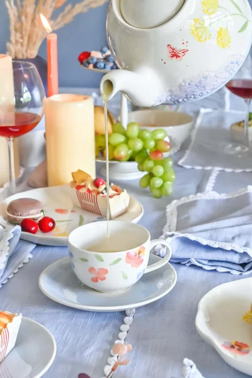 Forest Dreamscape Cup Saucer - Set Of 4