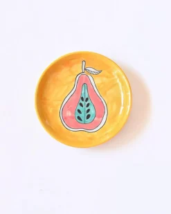 Fruit Salad Handpainted Wall Plates- Set Of 3