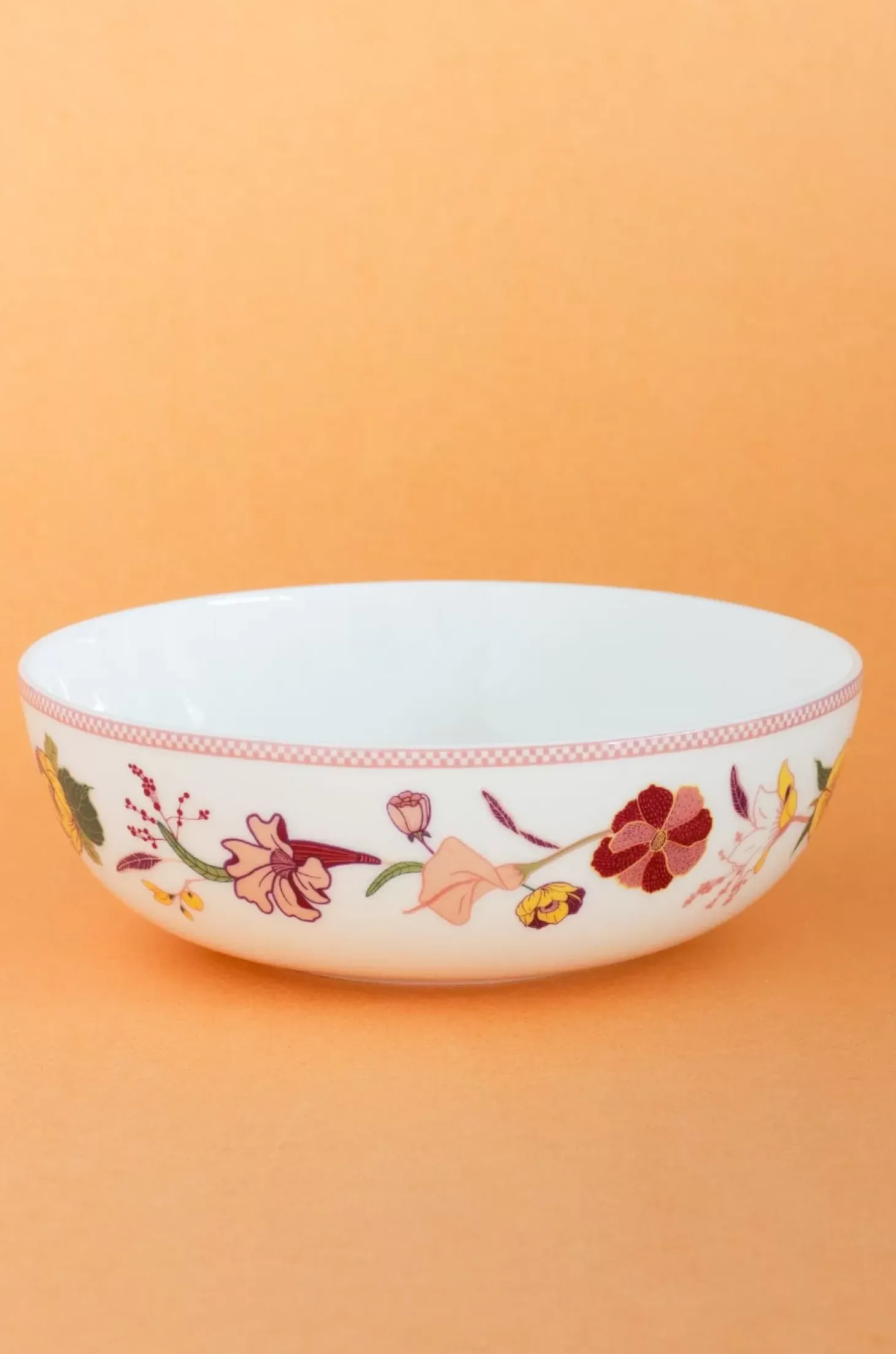 Garden Of Eden Fine China Ceramic Curry Bowl - Set Of 2