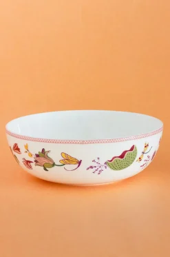Garden Of Eden Fine China Ceramic Curry Bowl - Set Of 2
