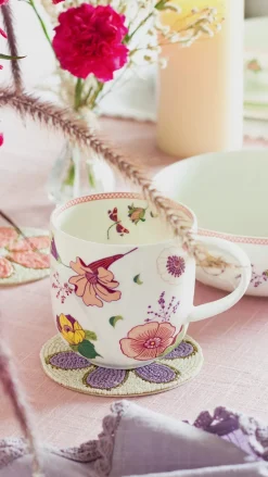 Garden Of Eden Fine China Ceramic Curry Bowl - Set Of 2