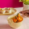Golden Harvest Handpainted Ceramic Bowl