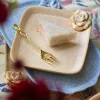 Golden Harvest Handpainted Square Platter