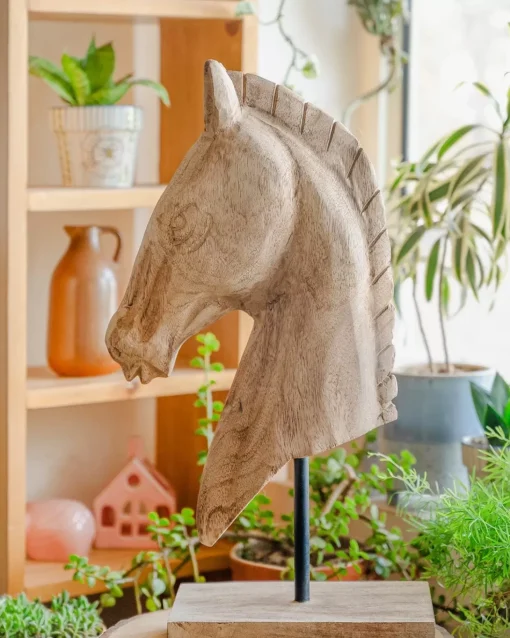 Hey Bojack Horse Bust Wooden Decorative Accent