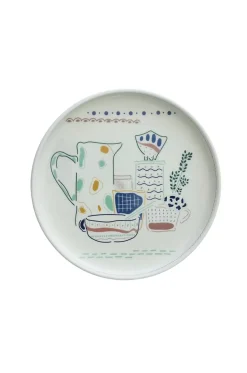 Illustration Series Wall Plate- Ceramics