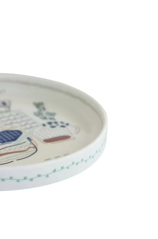 Illustration Series Wall Plate- Ceramics