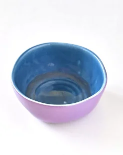 Iris Ceramic Organic Shape Bowl - Small