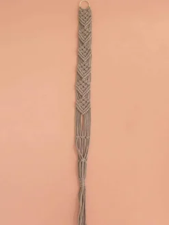 Lace Cable Macrame Wall Planter Holder