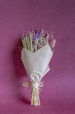 Lavenderia Natural Dried Flowers Bouquet - 30Cm
