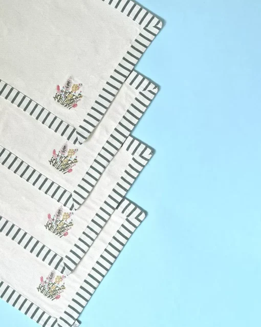 Let Love Bloom Table Mat - Set Of 4