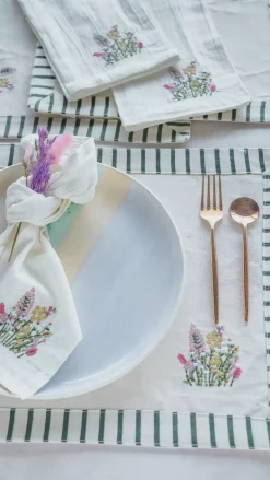 Let Love Bloom Table Mat - Set Of 4