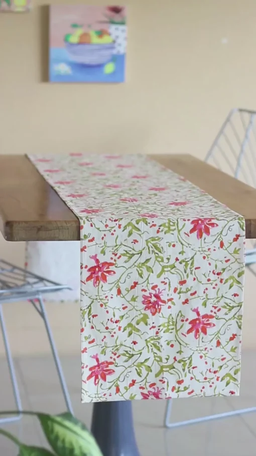 Love In Full Bloom Table Runner