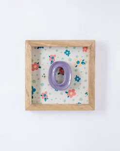 Mini Mottled Mono Wall Hanging - Purple