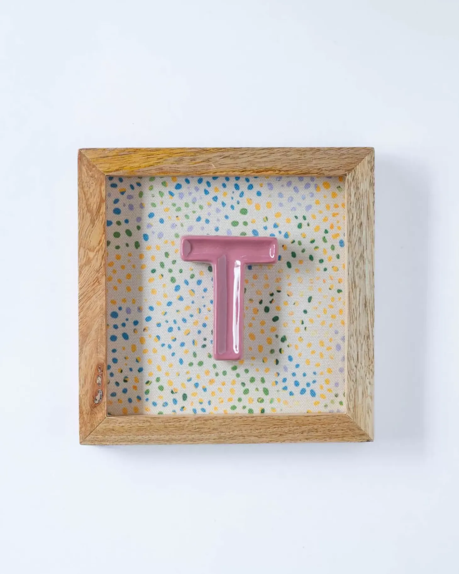 Mini Mottled Mono Wall Hanging - Pink