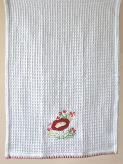 Mushroom Waffle Hand Towel
