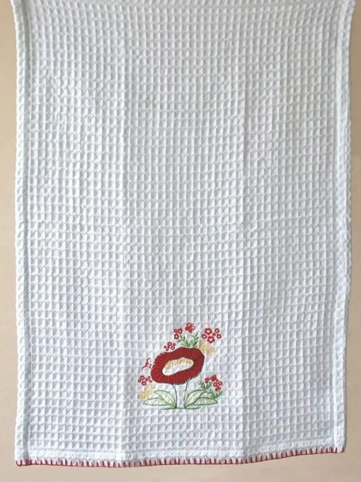 Mushroom Waffle Hand Towel