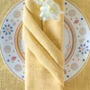 Mustard Hand Crochet Napkins - Set Of 6