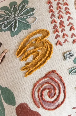 Nadyne Embroidered Cushion Cover