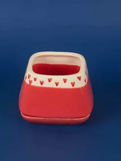 Nova Hearts Ceramic Planter