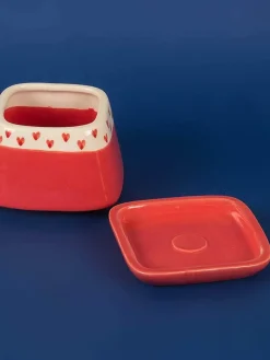 Nova Hearts Ceramic Planter