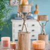 Orion - Wood Men Candle Stand - Large