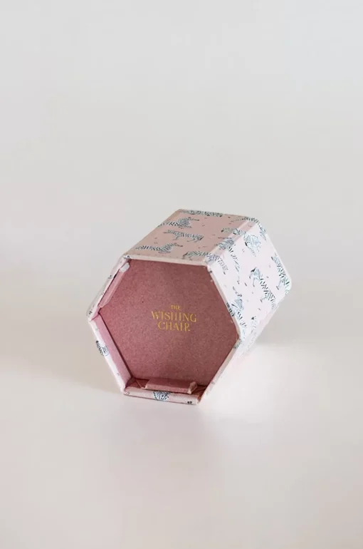 Pearlised Paper Leather Foldable Pen Holder - Pink Safari